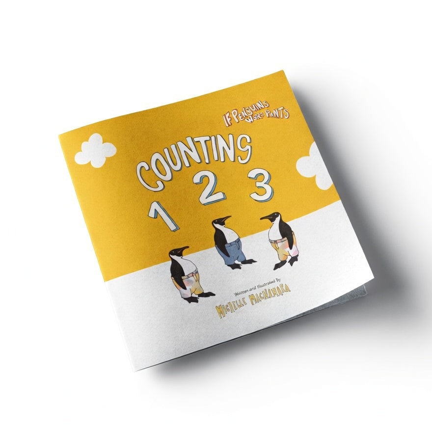 Counting 123 children's book cover - simple numbers 1 to 10 with fun silly rhymes for toddlers and preschoolers